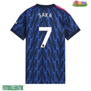 Arsenal Bukayo Saka #7 Bortatröja Kvinnor 2025-26 Kortärmad